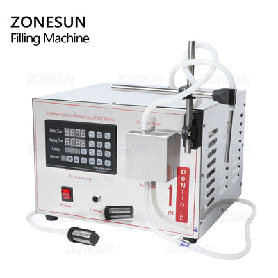 Semi Automatic Magnetic Pump Liquid Filling Machine