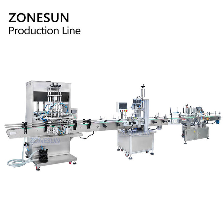 ZS-FAL180P6 Automatic Filling Capping And Labeling Machine
