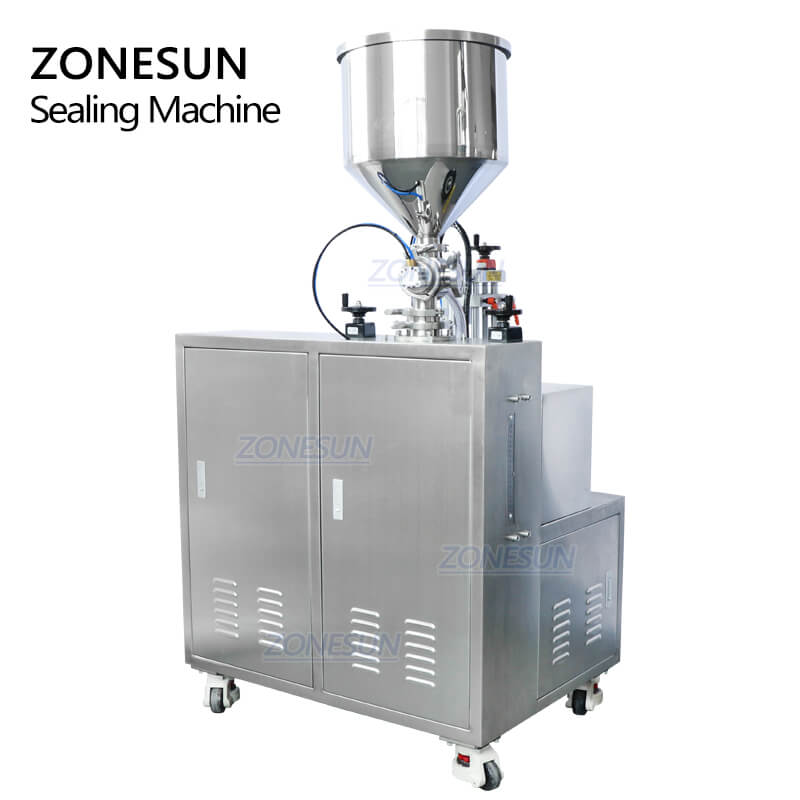 Semi Automatic Tube Filling Sealing Machine