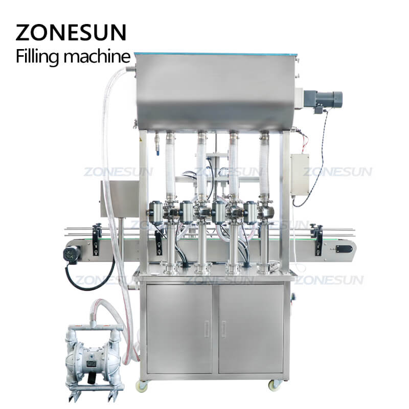 Paste Filling Machine WIth Mixer Heater