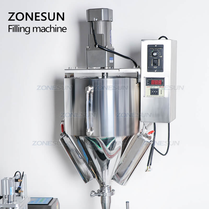 Hopper of Paste Filling Machine With Heater Mixer