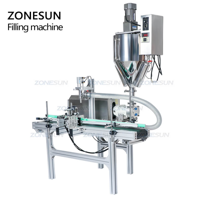Paste Filling Machine With Heater Mixer
