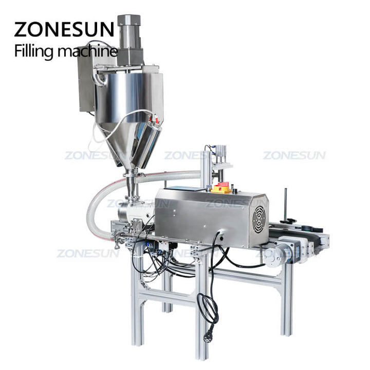 Paste Filling Machine With Heater Mixer