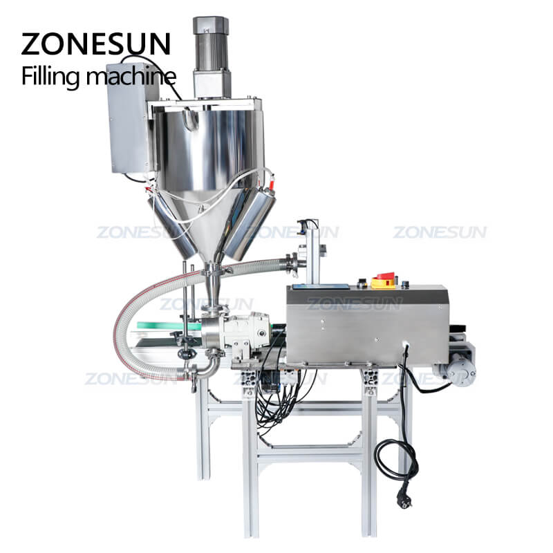 Paste Filling Machine With Heater Mixer