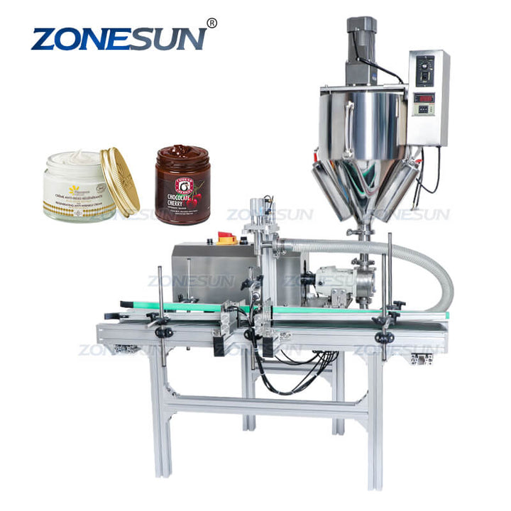Paste Filling Machine With Heater Mixer