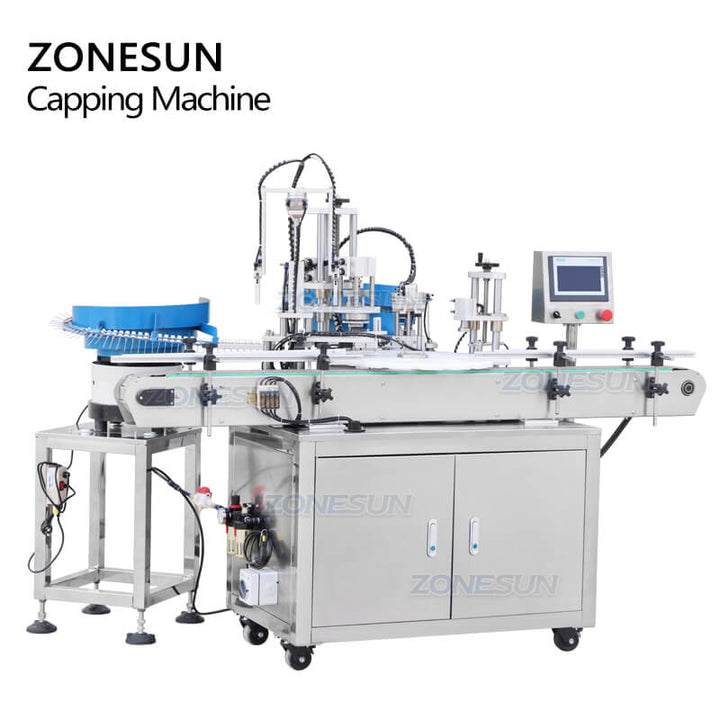 Small Monoblock Perfume Bottle Capping Machine