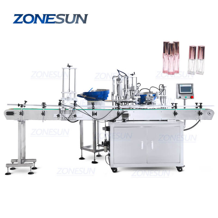 Automatic Perfume Bottle Filling Capping Machine