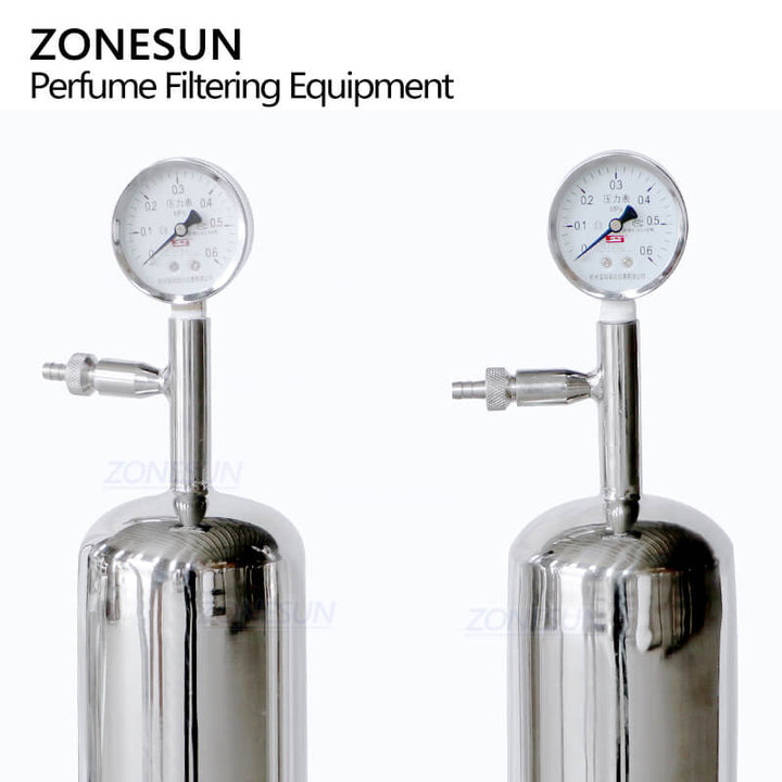 ZS-PF2 Pneumatische Edelstahl-Membranpumpe Kosmetische Parfümfiltermaschine Filterausrüstung für Abfülllinie