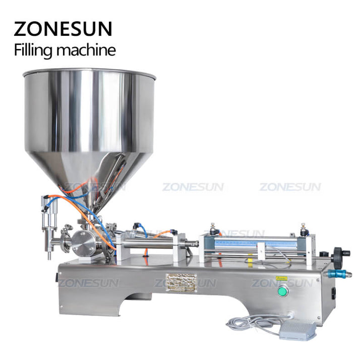 Pneumatic Volumetric Softdrink Filler Oil Water Juice Honey Soap Cream Paste Liquid Filling Machine