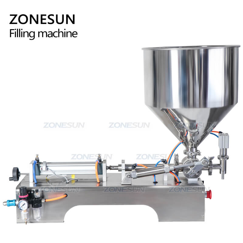 Pneumatic Volumetric Softdrink Filler Oil Water Juice Honey Soap Cream Paste Liquid Filling Machine