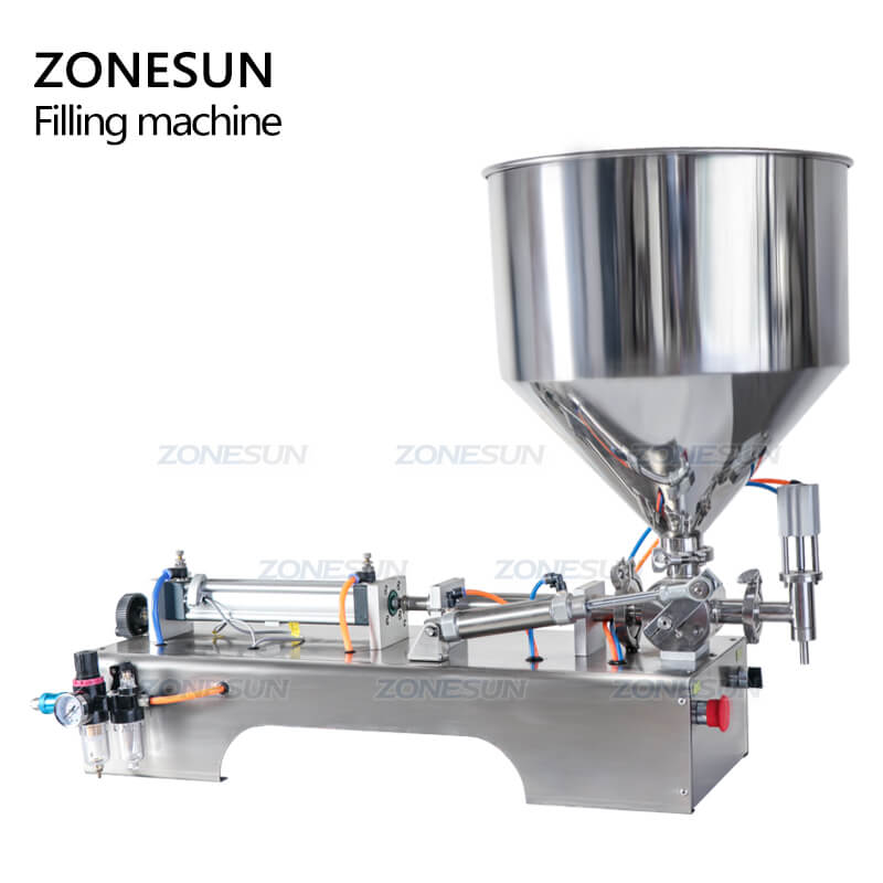 Pneumatic Volumetric Softdrink Filler Oil Water Juice Honey Soap Cream Paste Liquid Filling Machine