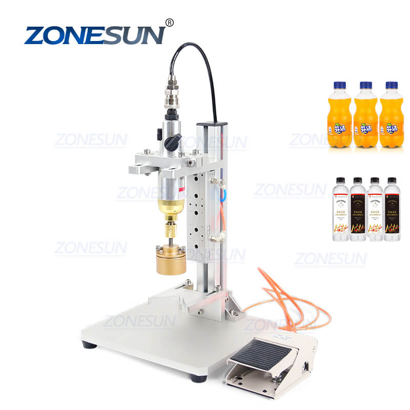 Pneumatic Plastic Bottle Cap Screwing Machine Essential Oil Bottle ...
