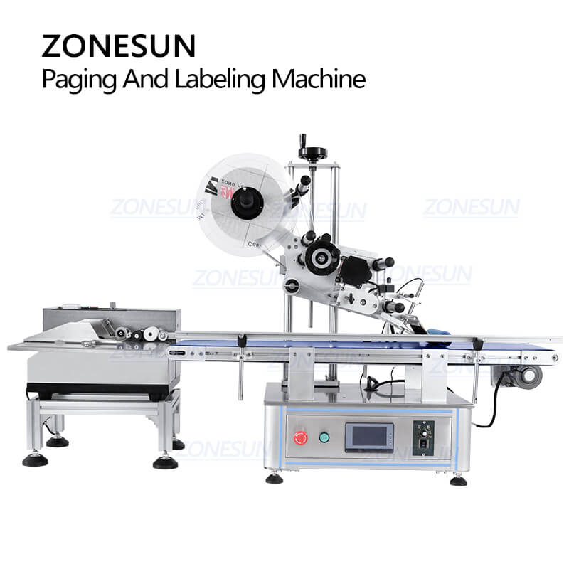 Pouch Bag Paging and Labeling Machine