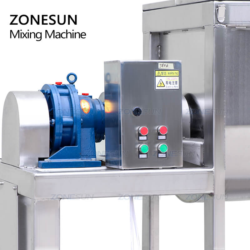 ZS-BM200 Horizontal Acrylic Dry Powder Ribbon Blender Spice Powder Mix –  ZONESUN TECHNOLOGY LIMITED