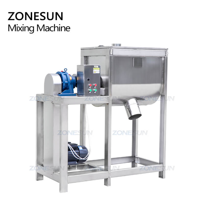 ZS-BM200 Horizontal Acrylic Dry Powder Ribbon Blender Spice Powder Mix –  ZONESUN TECHNOLOGY LIMITED