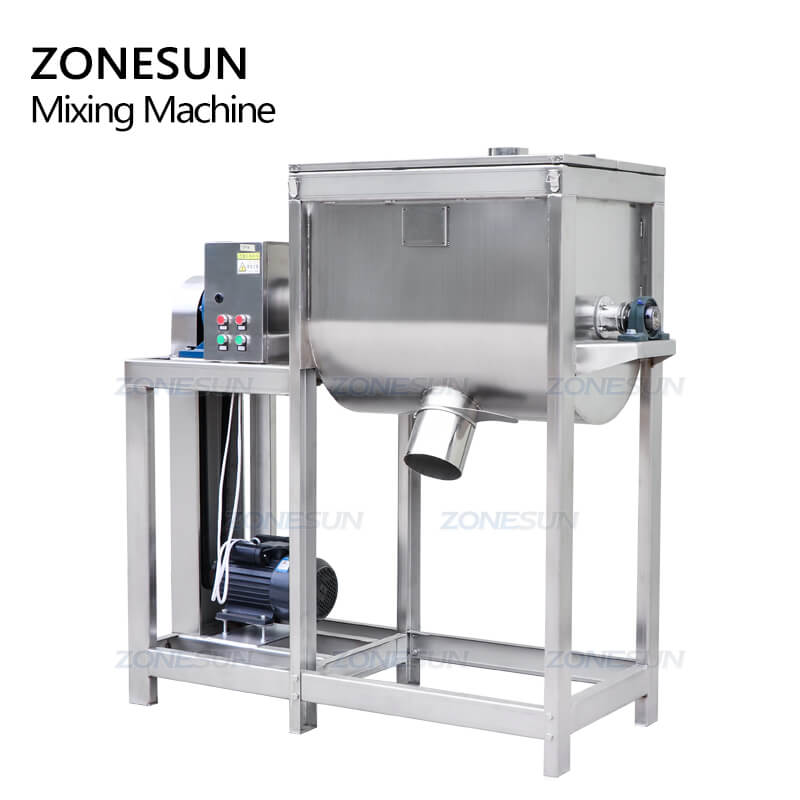 ZS-BM200 Horizontal Acrylic Dry Powder Ribbon Blender Spice Powder Mix –  ZONESUN TECHNOLOGY LIMITED