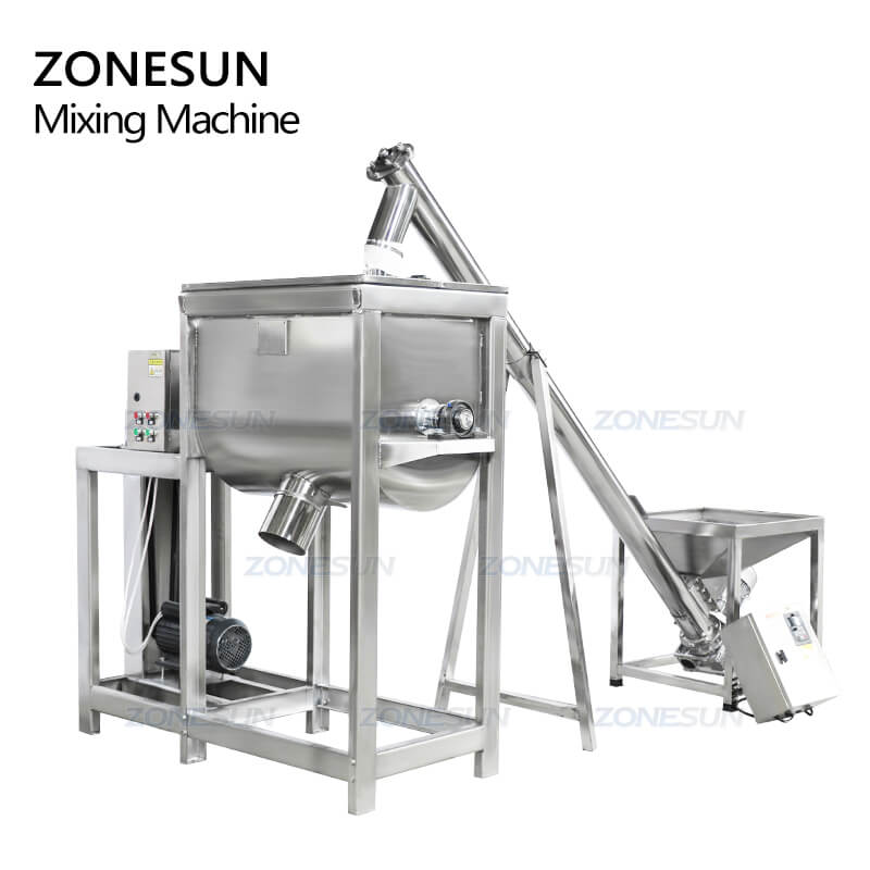 ZS-BM200 Horizontal Acrylic Dry Powder Ribbon Blender Spice Powder Mix –  ZONESUN TECHNOLOGY LIMITED