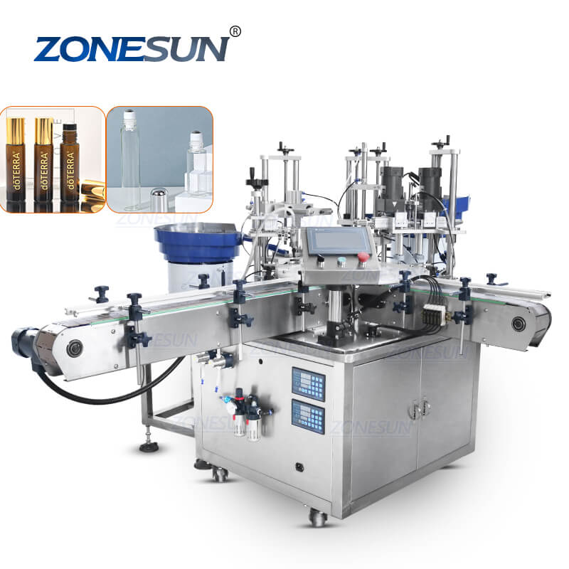Roll-on Bottle Filling Capping Machine