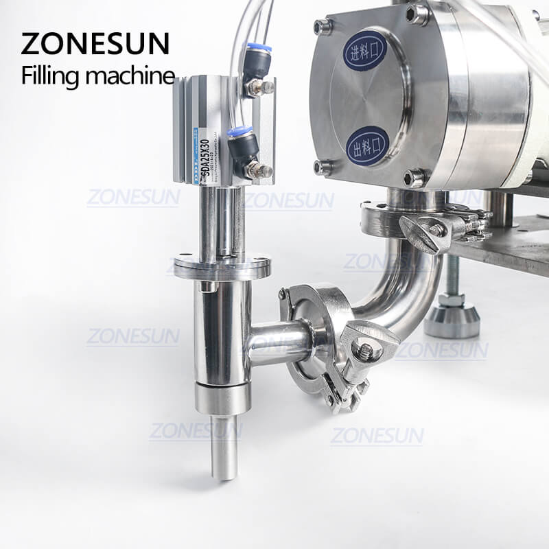 filling nozzle of jam filler machine