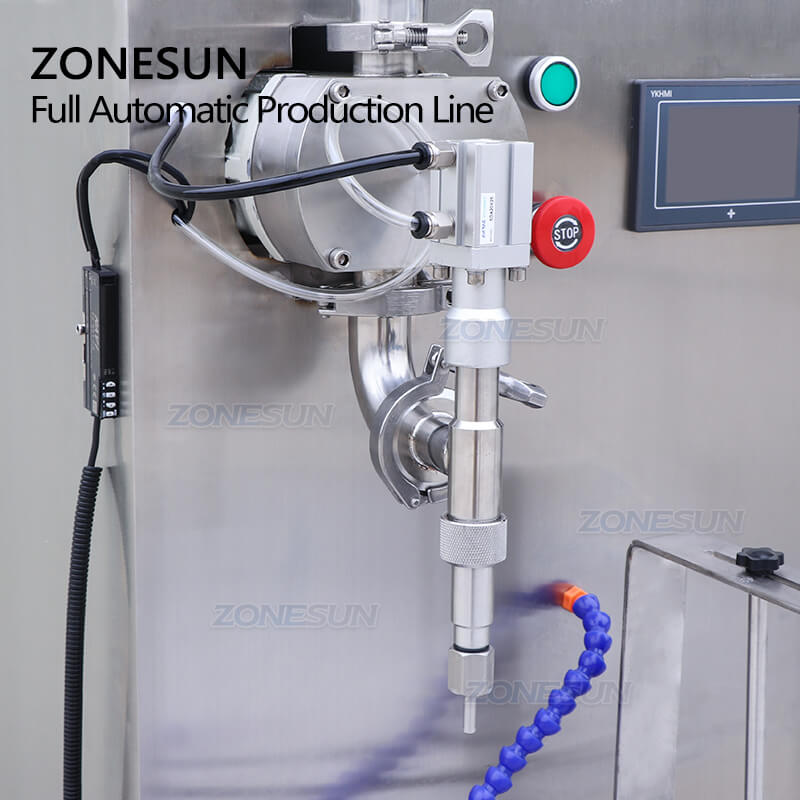 ZS-FAL180X9 Automatische Shampoo-Lotion Runde Flasche Handgel Ketchup-Paste Rotor Lobe Pumpe Füllung Verschließung Etikettiermaschine