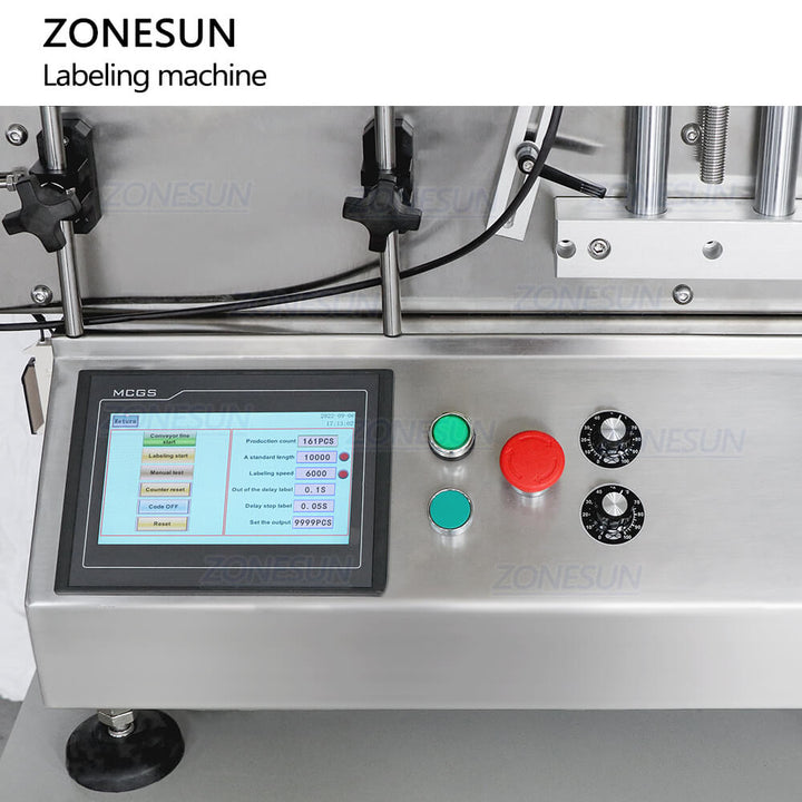 Control Panel of Automatic Labeler for Round Bottle