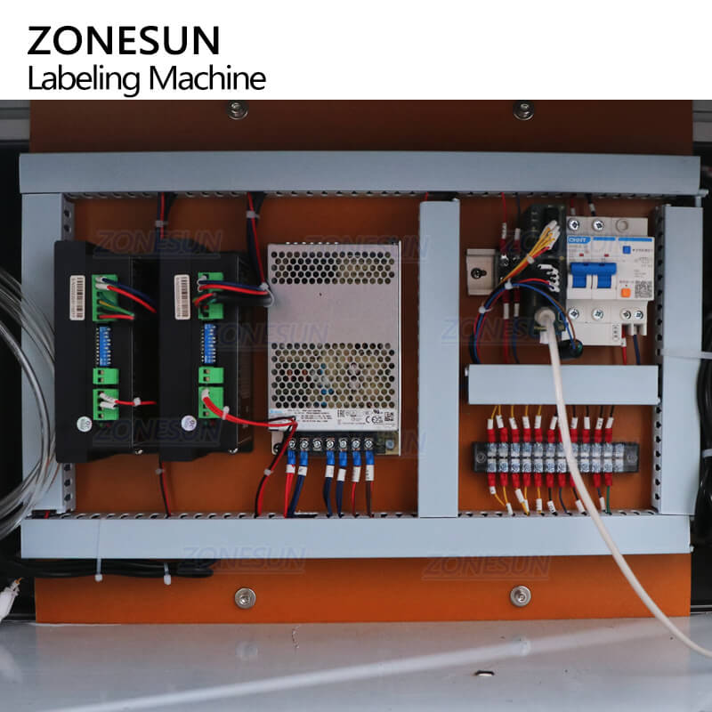 Electric Circuit of Semi-automatic Bottle Side Labeling Machine