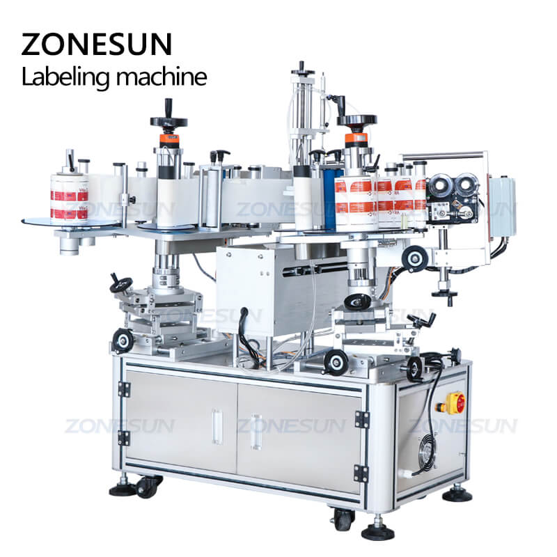 Semi-automatic Double Side Labeling Machine