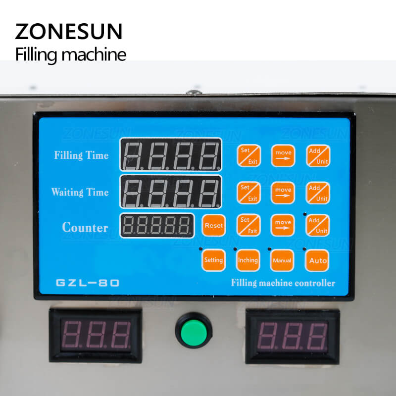 Operation Panel of Semi-automatic Liquid Filling Machine