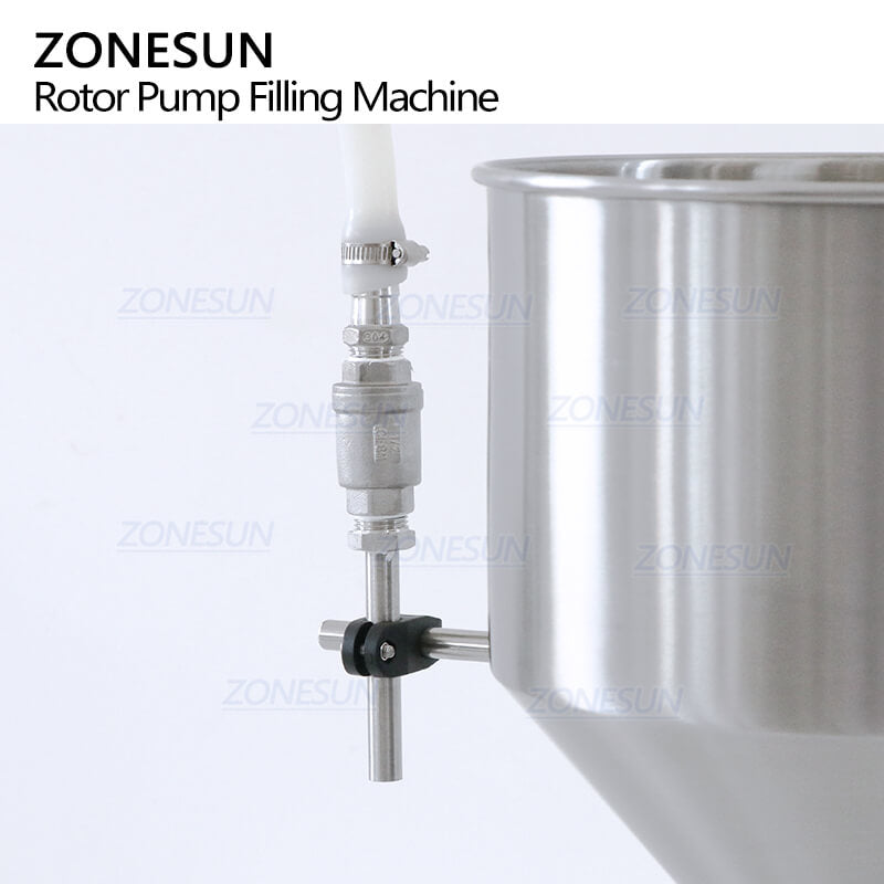 Filling Nozzle of Semi-automatic Lobe Pump Filler For Honey