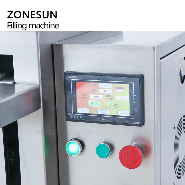 Control Panel of Semi-automatic Servo Motor Filling Machine