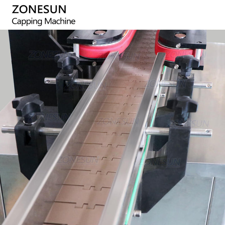 Conveyor of Shampoo Bottle Capping Machine