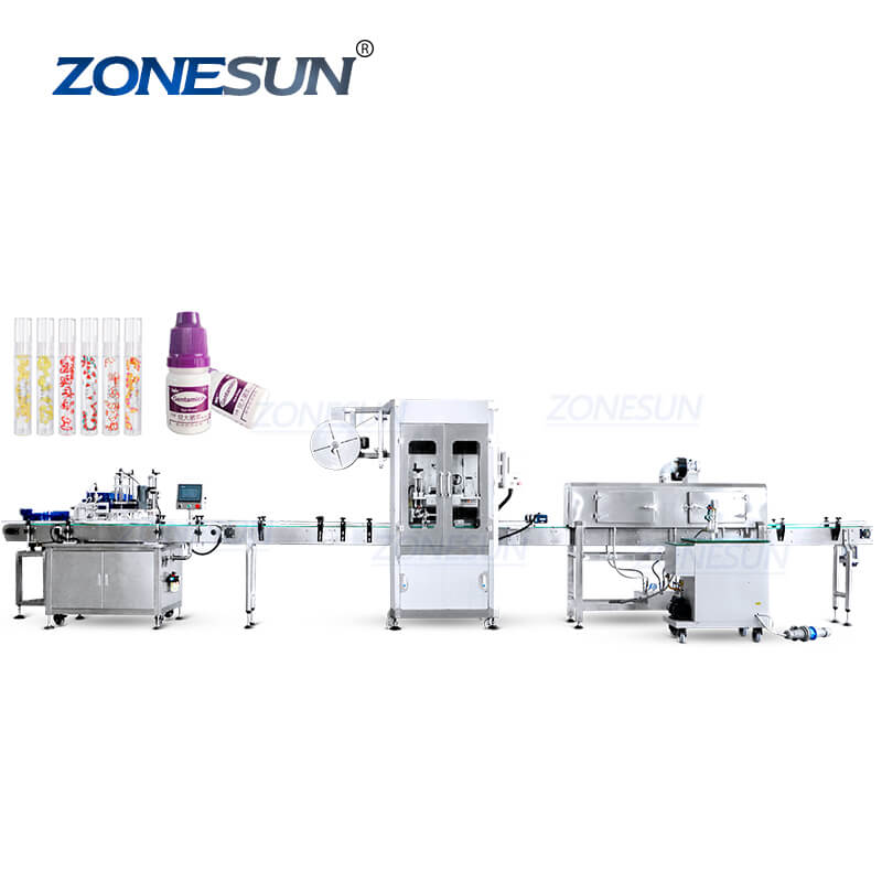 Automatic Shrink Sleeve Labeling Line