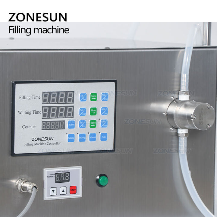 Control Panel of Magnetic Pump Eyedrops Filling Machine