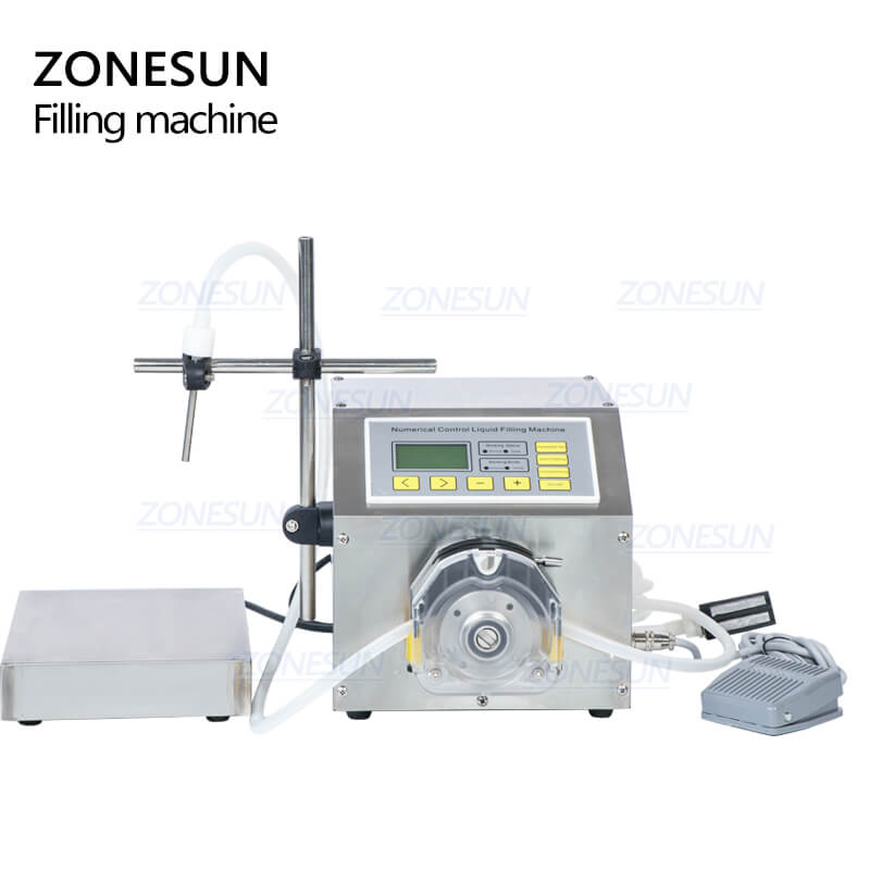 Single Nozzle Peristaltic Pump Liquid Filling Machine