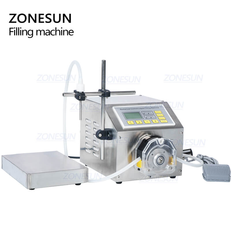 Single Nozzle Peristaltic Pump Liquid Filling Machine