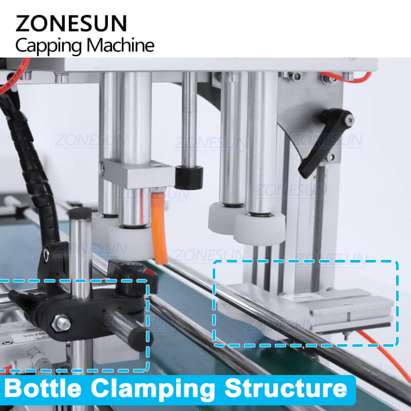 ZS-XG6100C Automatic Small Glass Dropper Bottle Capping Machine For Sp ...