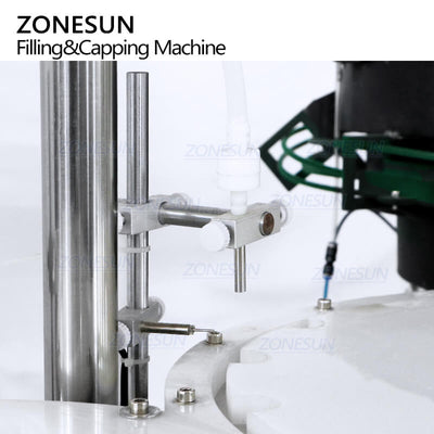 Filling Nozzle of Small Bottle Filling Capping Machine With Sorter