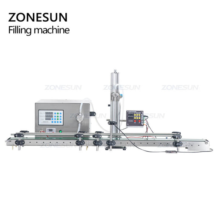 Small Bottle Filling Machine With Conveyor