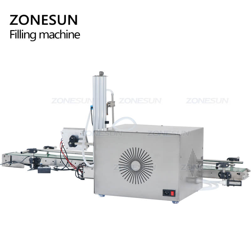 Magnetic Pump Filling Machine With Conveyor