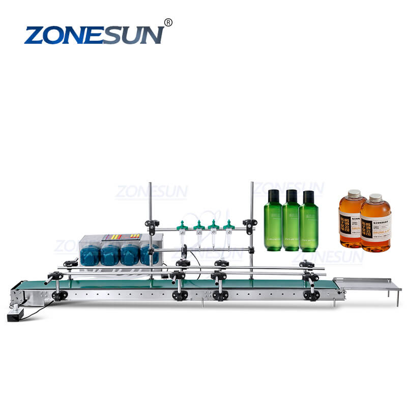 4 Heads Peristaltic Pump Filling Machine