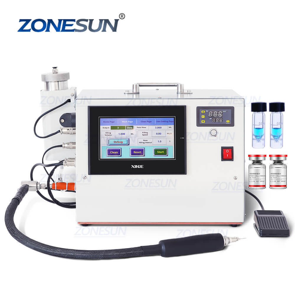 Small vial filling machine