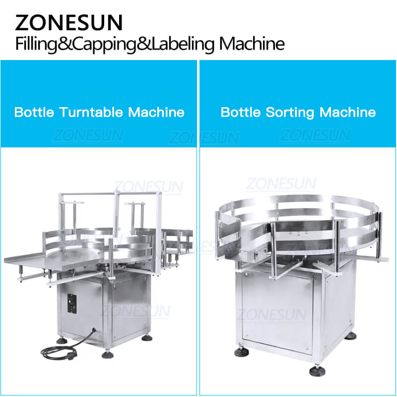 Bottle Turntable Machine of Automatic Soy Sauce Filling Line 