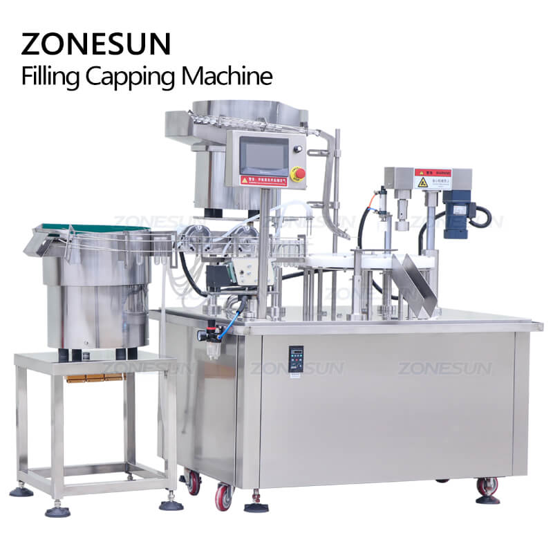 Test tube filling capping machine