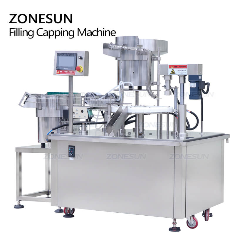 Test tube filling capping machine
