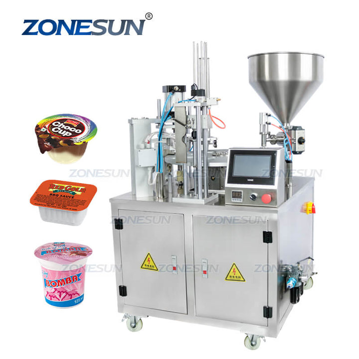 yogurt cup filling sealing machine