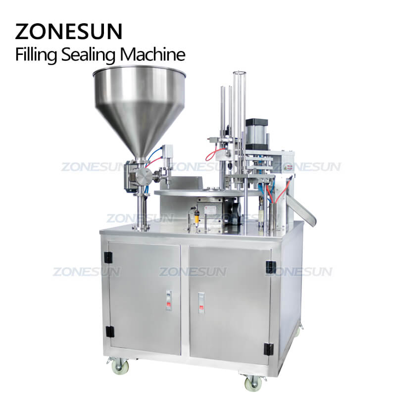 yogurt cup filling sealing machine 