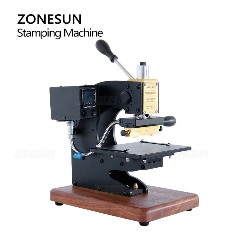 ZS-200XST Custom Logo Trademark Leather Manual Bronzing Embossing Hot