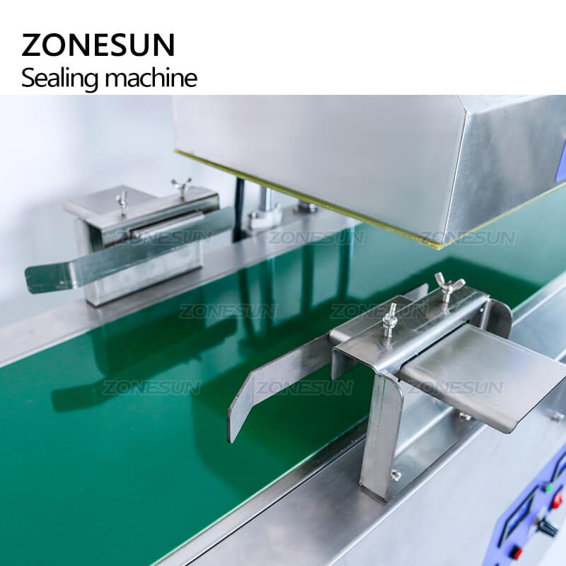 Feeding Inlet of ZS-FK1800 Bottle Cap Sealing Machine