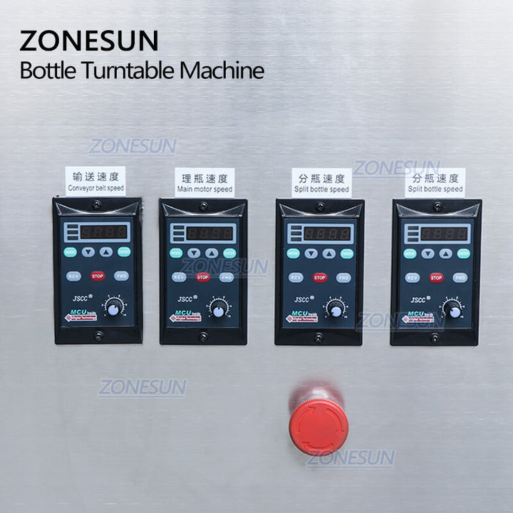 Details of ZS-LP150 Automatic Bottle Turntable Machine