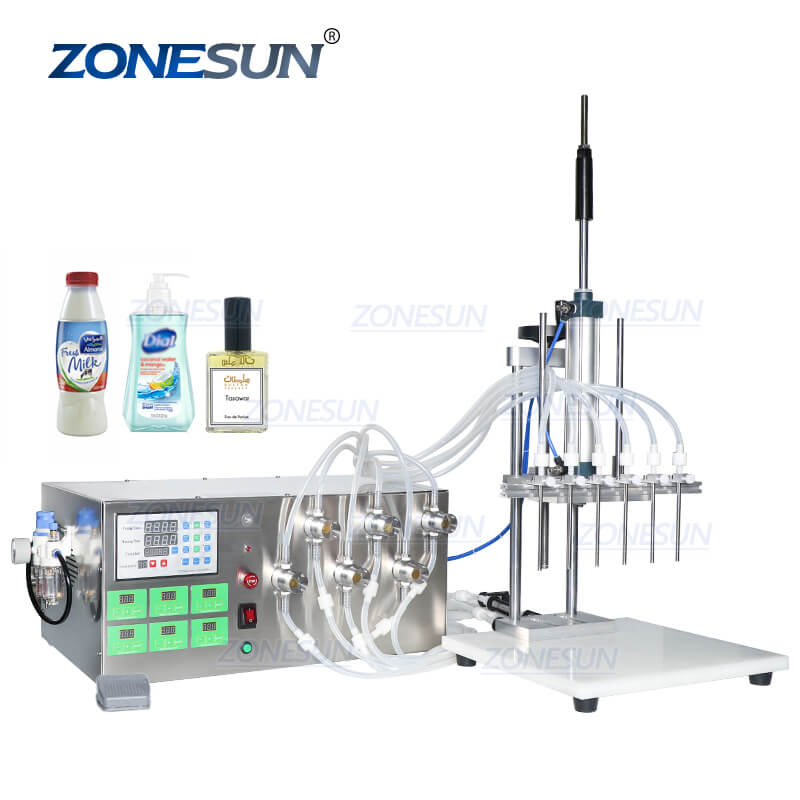 ZS-MP5500D Semi-automatic Liquid Bottle Filling Machine